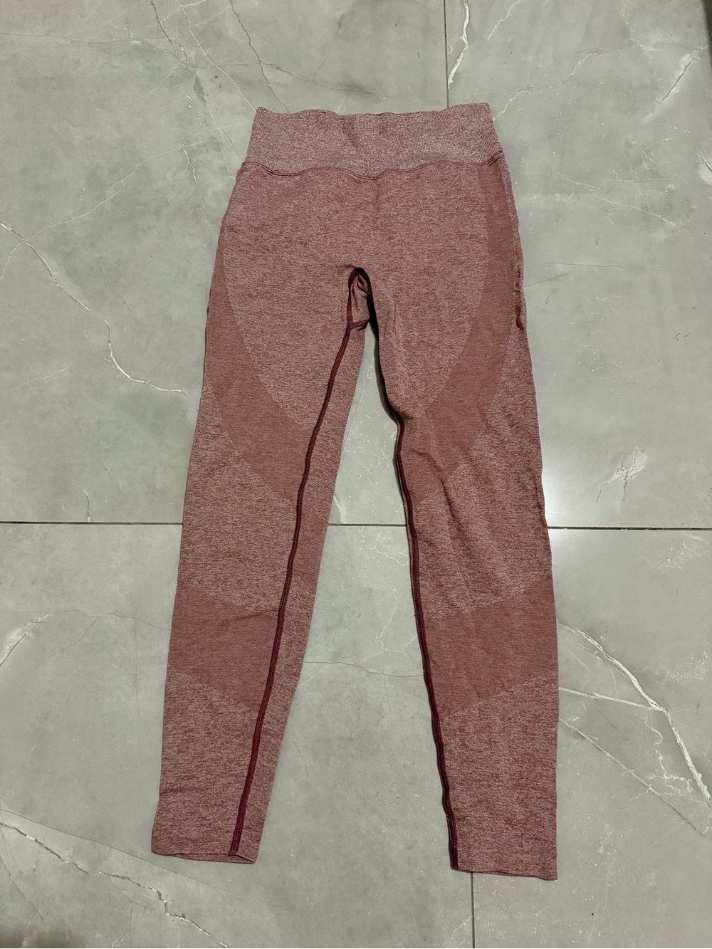 PINK Victoria's Secret Seamless High-Rise Leggings in Dusty Rose